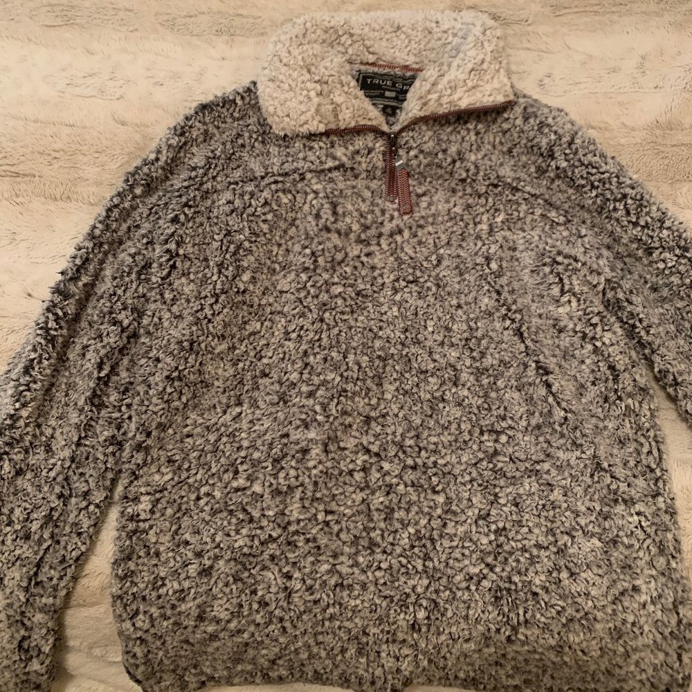 True Grit speckled pullover